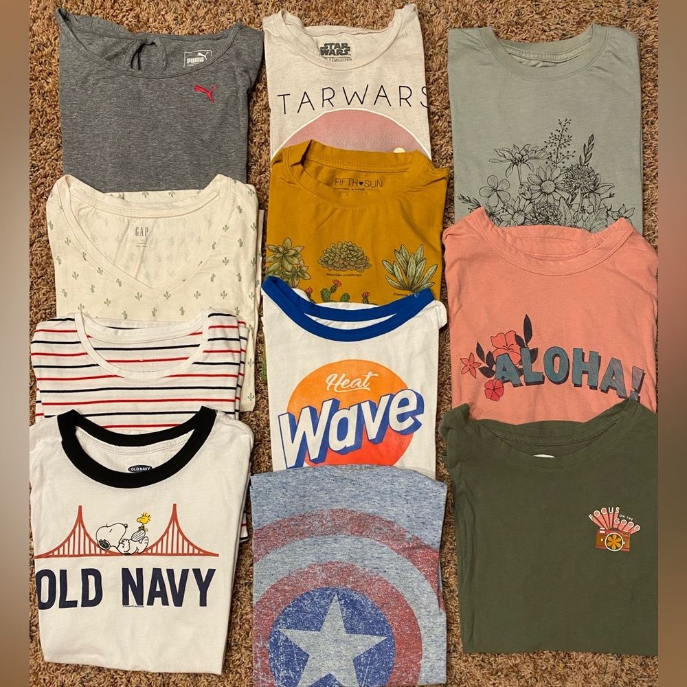 Womens/Girls Tshirt Lot